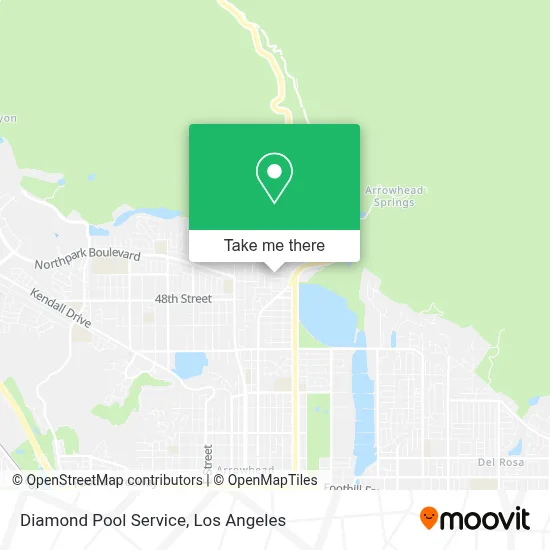 Diamond Pool Service map