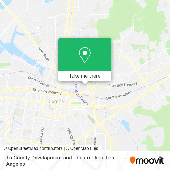 Tri County Development and Construction map
