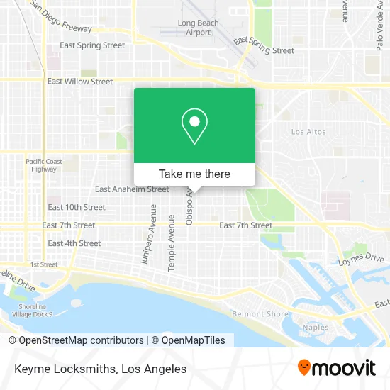 Keyme Locksmiths map