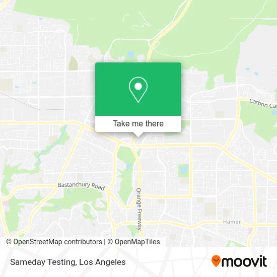 Sameday Testing map