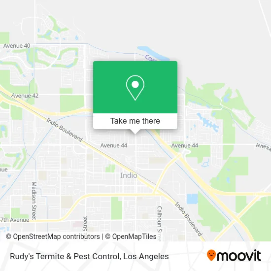 Rudy's Termite & Pest Control map