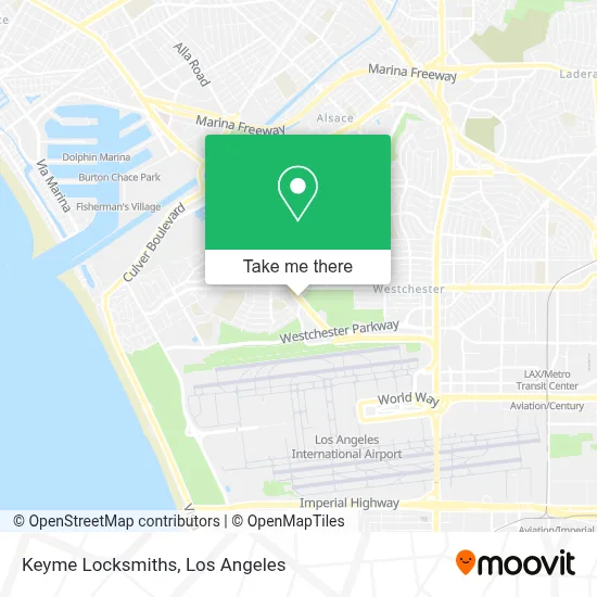 Keyme Locksmiths map