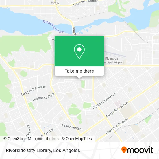 Riverside City Library map