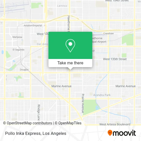 Pollo Inka Express map