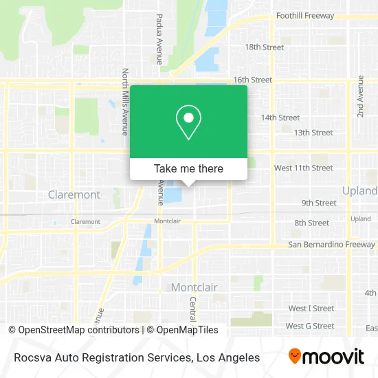 Rocsva Auto Registration Services map
