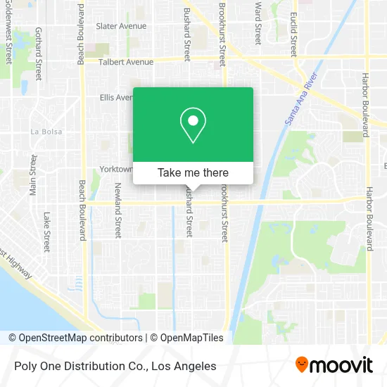 Poly One Distribution Co. map