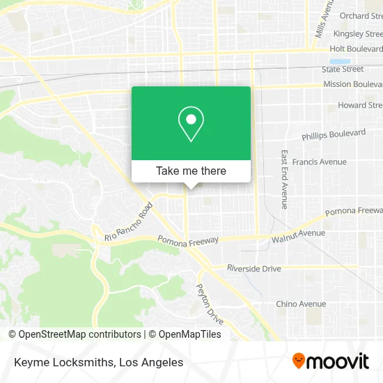 Keyme Locksmiths map