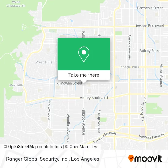 Ranger Global Security, Inc. map