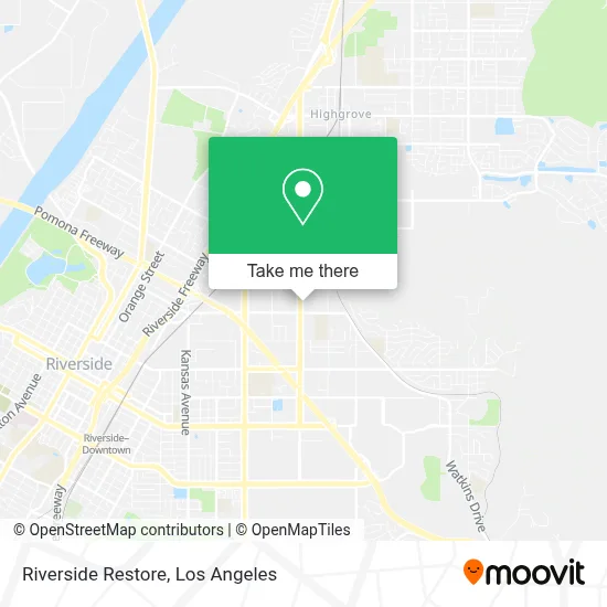 Riverside Restore map