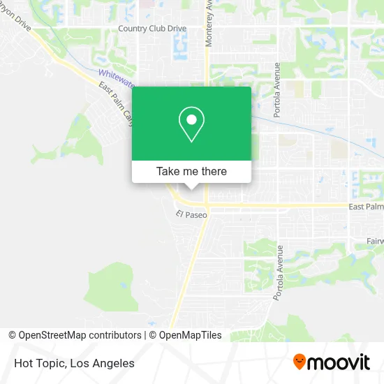 Hot Topic map