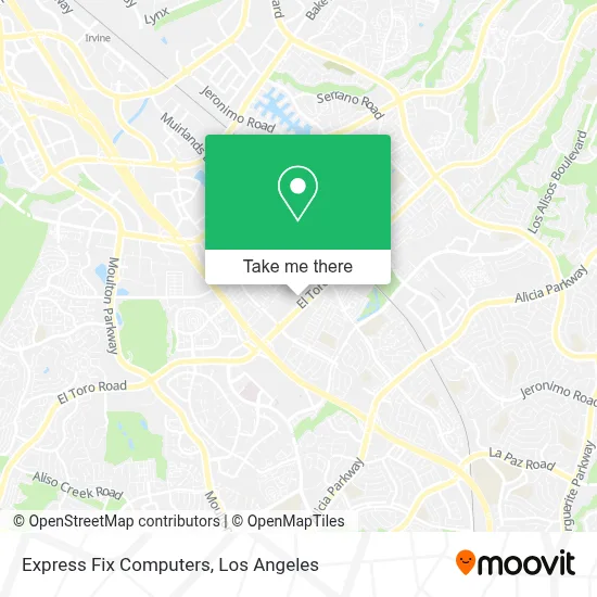 Express Fix Computers map