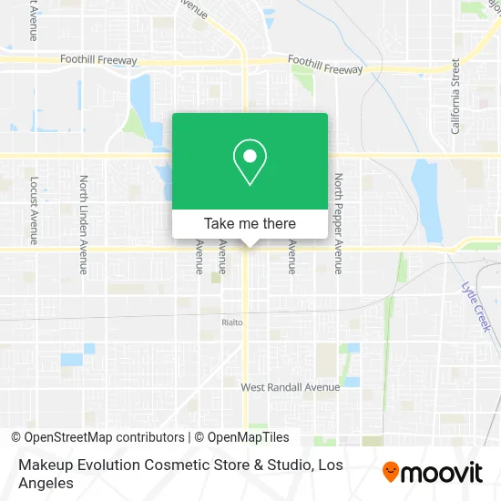 Makeup Evolution Cosmetic Store & Studio map