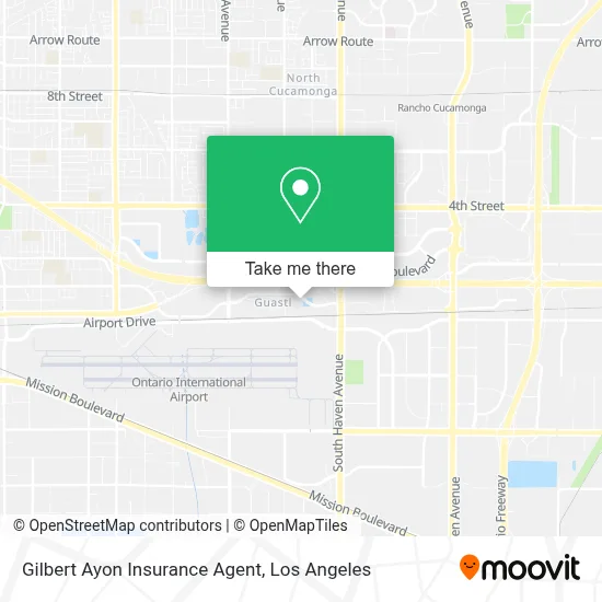 Gilbert Ayon Insurance Agent map