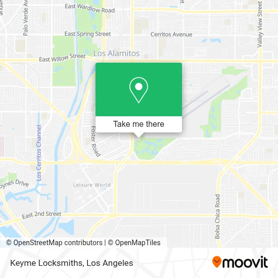Keyme Locksmiths map