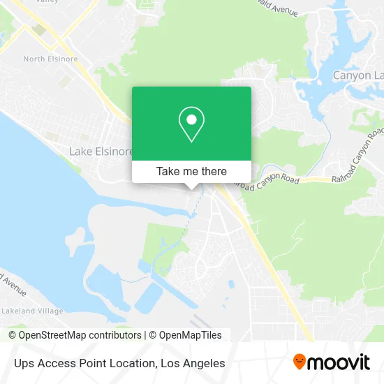 Ups Access Point Location map