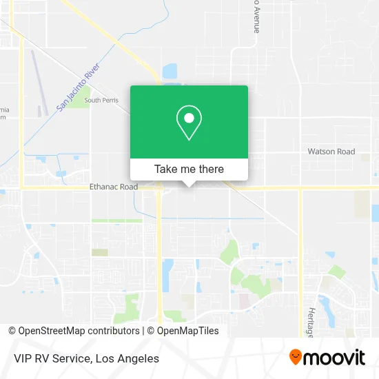 VIP RV Service map