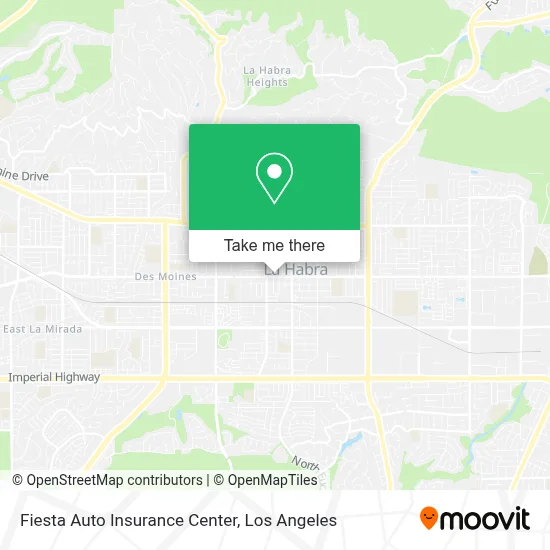 Fiesta Auto Insurance Center map