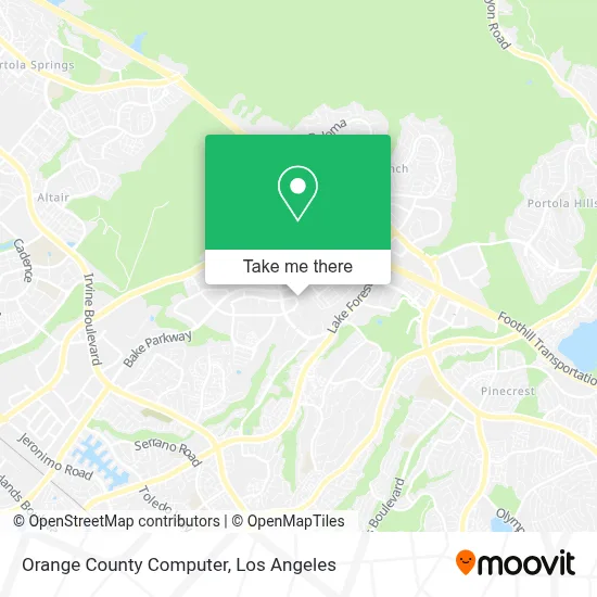 Orange County Computer map