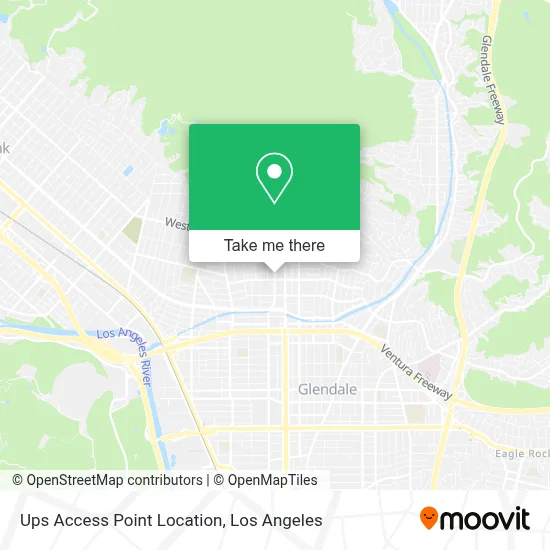Ups Access Point Location map