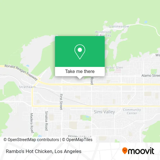Rambo's Hot Chicken map