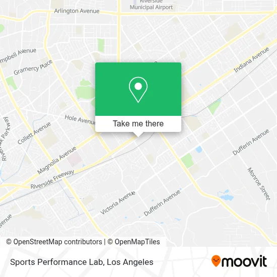 Sports Performance Lab map