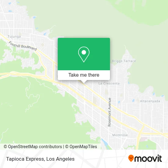 Tapioca Express map