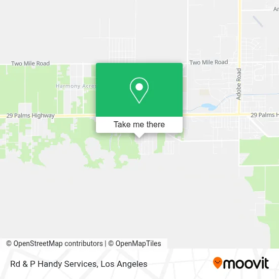 Rd & P Handy Services map