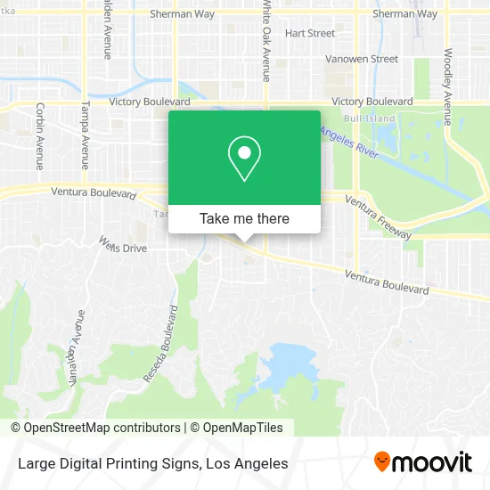 Large Digital Printing Signs map