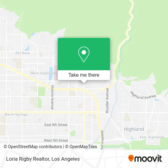 Loria Rigby Realtor map