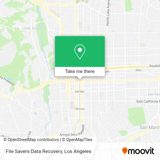 File Savers Data Recovery map