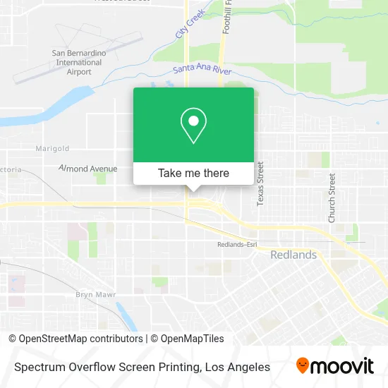 Spectrum Overflow Screen Printing map