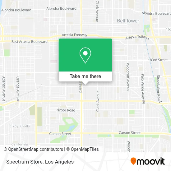 Spectrum Store map