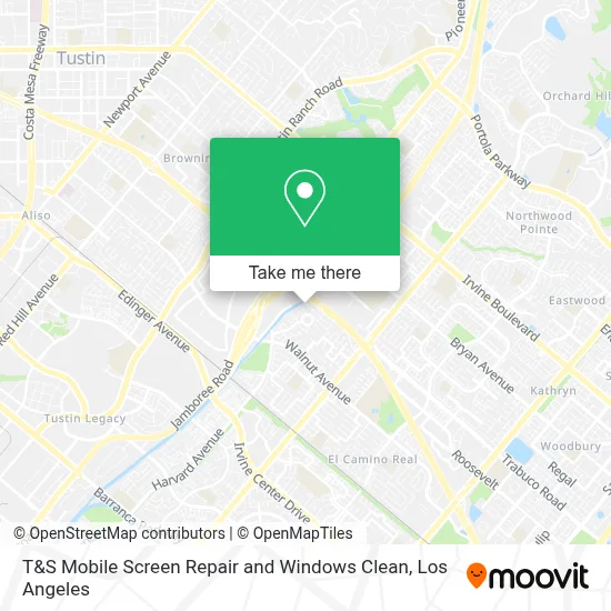 T&S Mobile Screen Repair and Windows Clean map