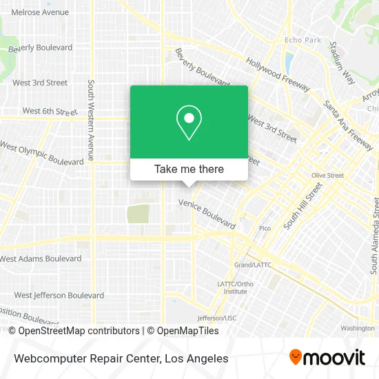 Webcomputer Repair Center map