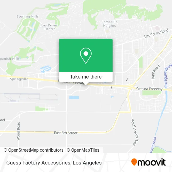 Guess Factory Accessories map