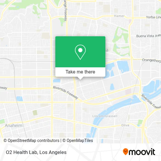 O2 Health Lab map