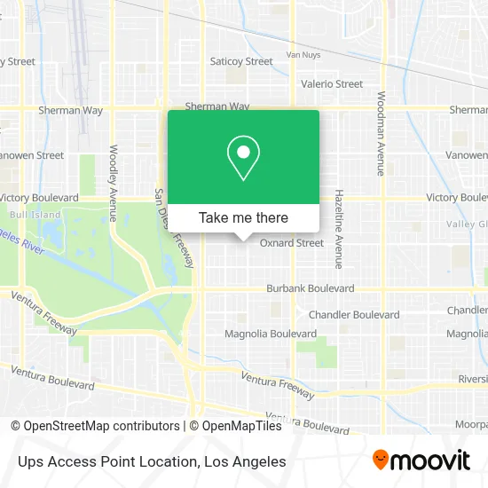 Ups Access Point Location map