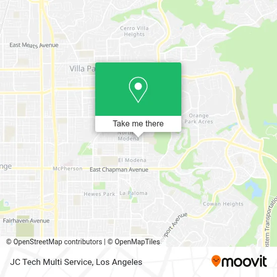 JC Tech Multi Service map