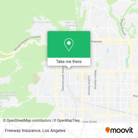Freeway Insurance map