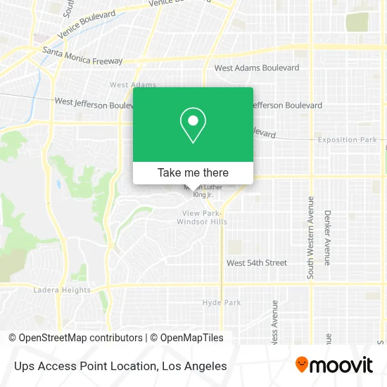 Ups Access Point Location map