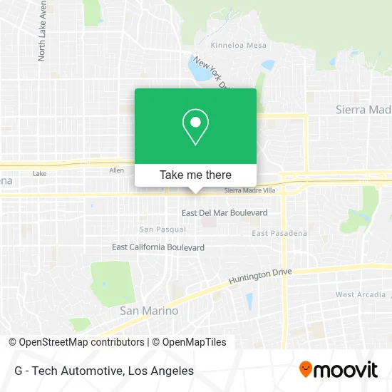 G - Tech Automotive map