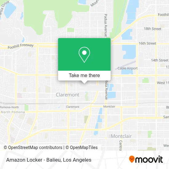 Amazon Locker - Balieu map