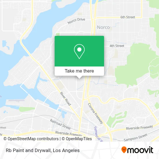 Rb Paint and Drywall map