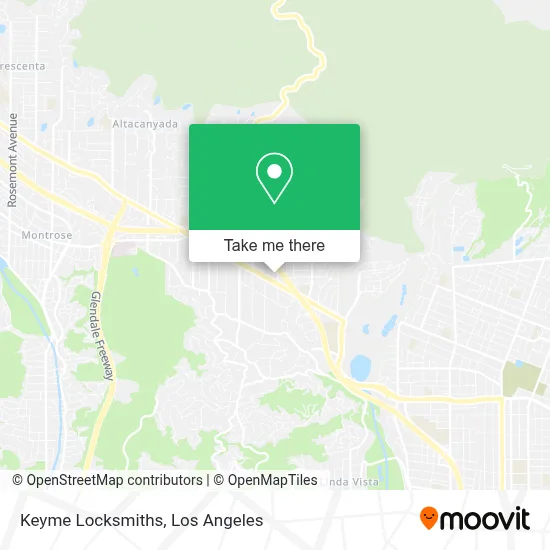 Keyme Locksmiths map