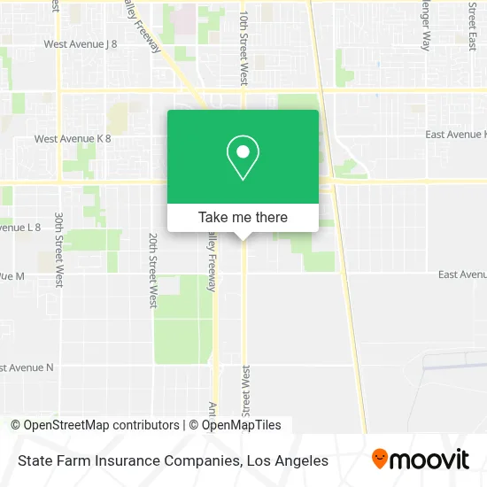 State Farm Insurance Companies map
