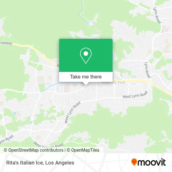 Rita's Italian Ice map