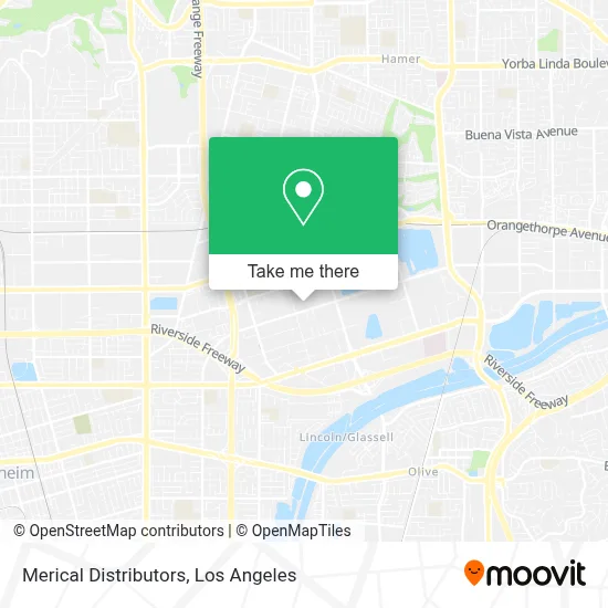 Merical Distributors map