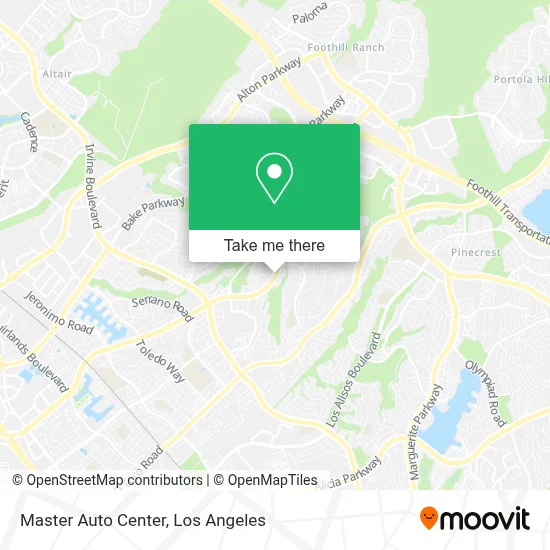 Master Auto Center map