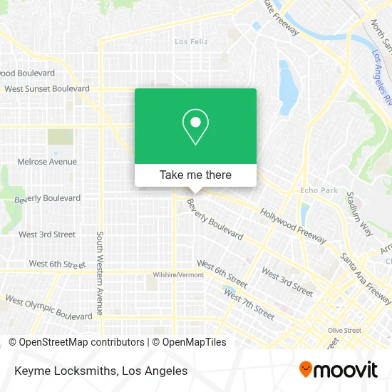 Keyme Locksmiths map