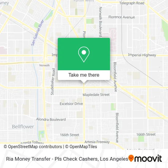 Ria Money Transfer - Pls Check Cashers map